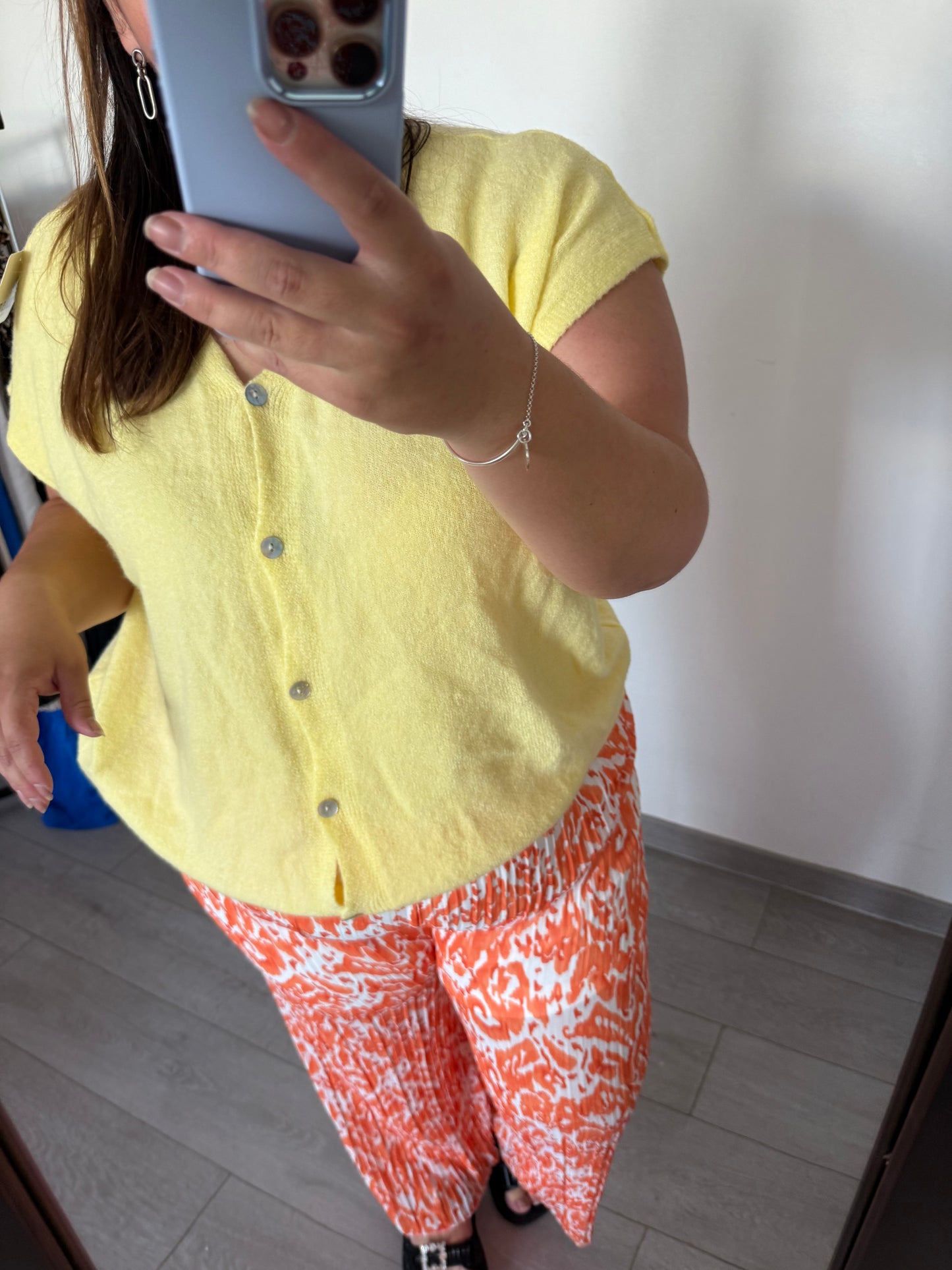 Gilet Léa Jaune