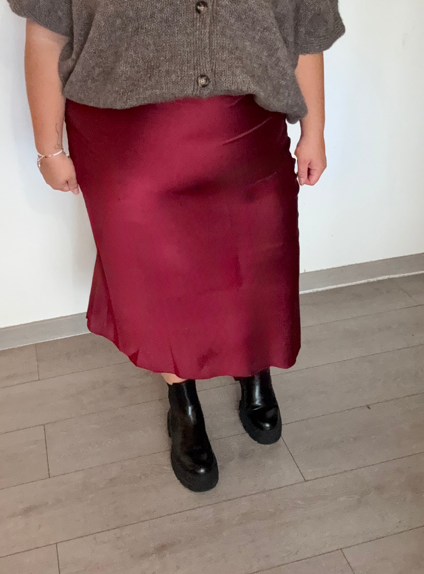 Jupe Axelle Bordeaux