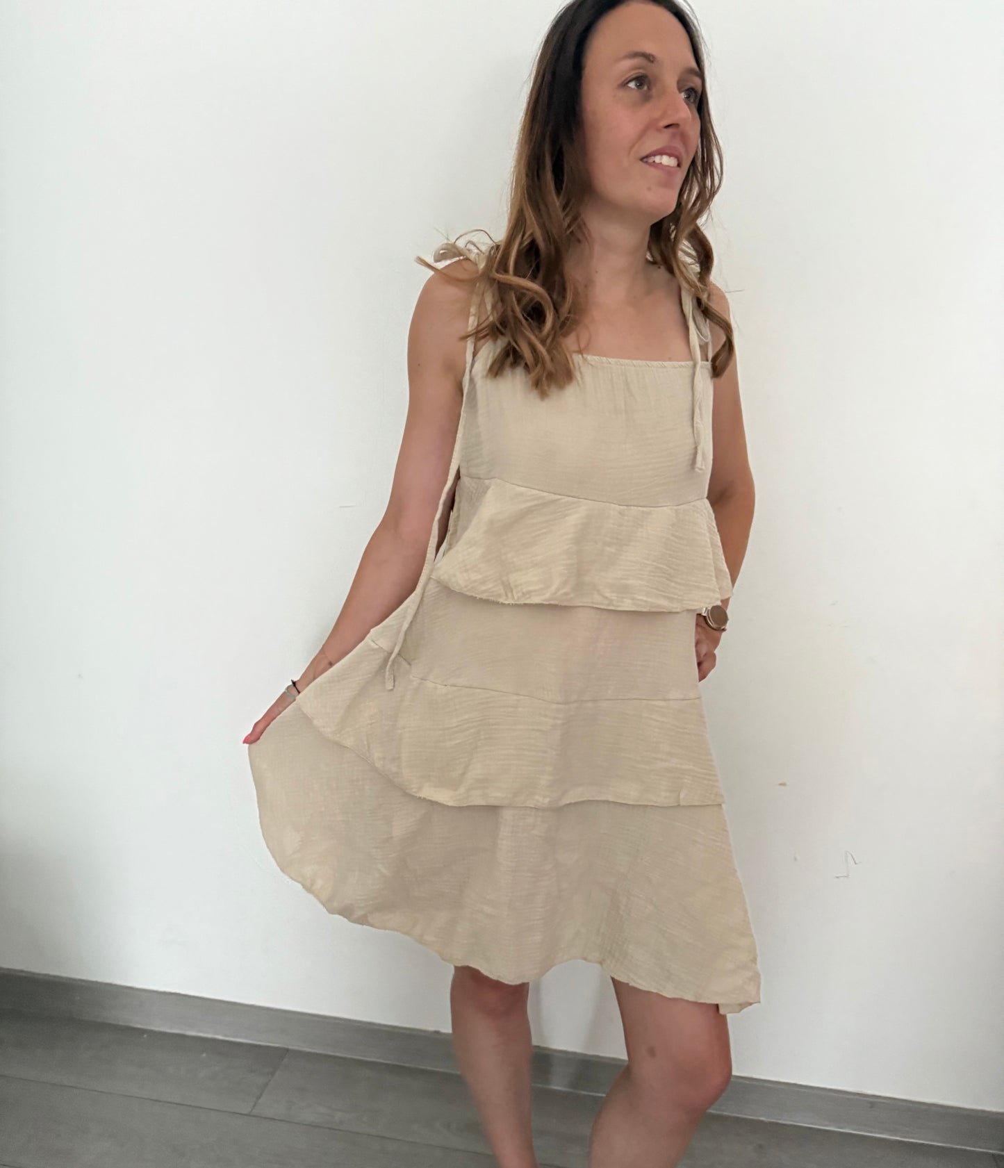 Robe Leya Beige