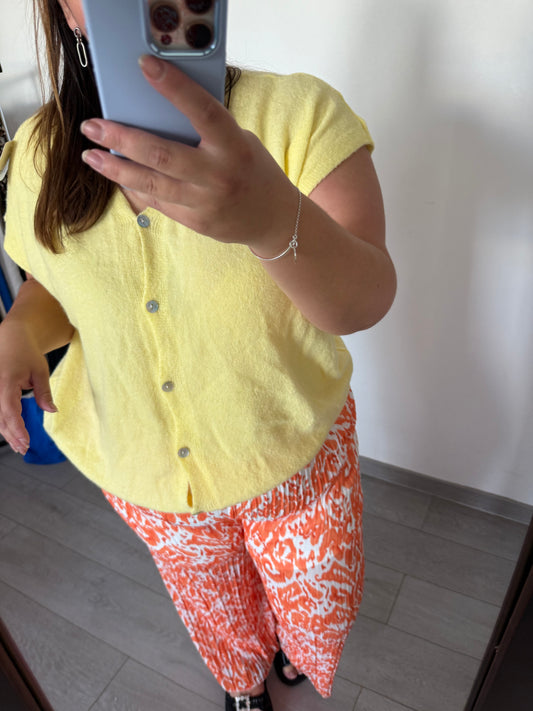 Gilet Léa Jaune
